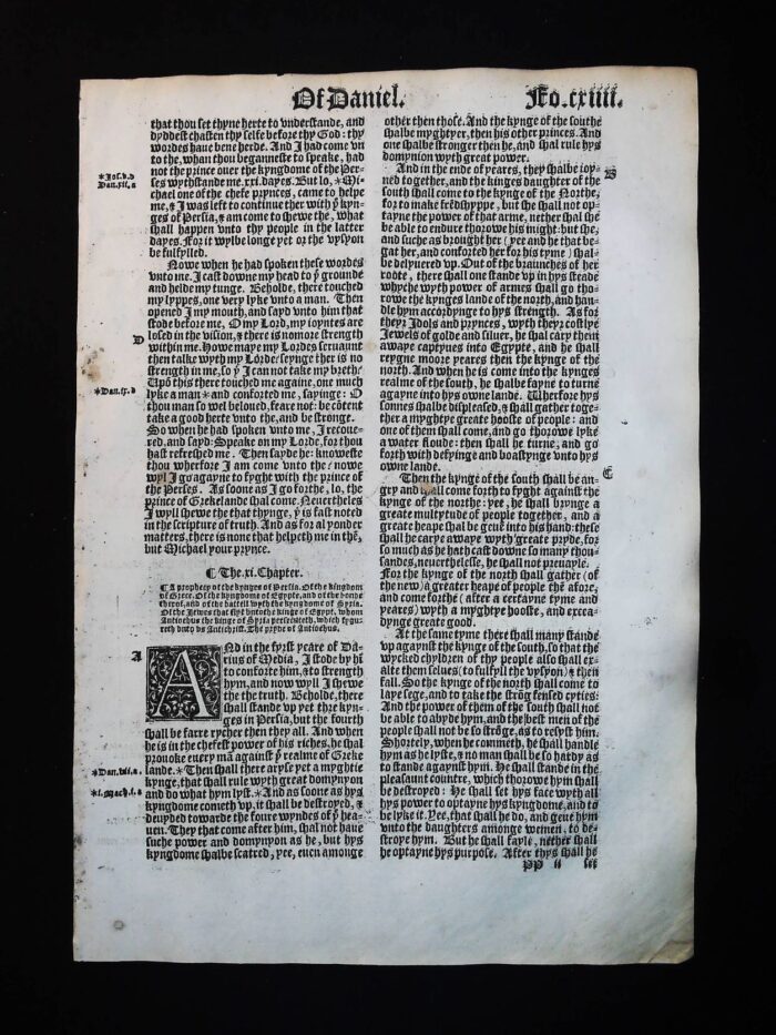 1541 Great Bible Book of Daniel Leaves **YOU PICK** - Image 11