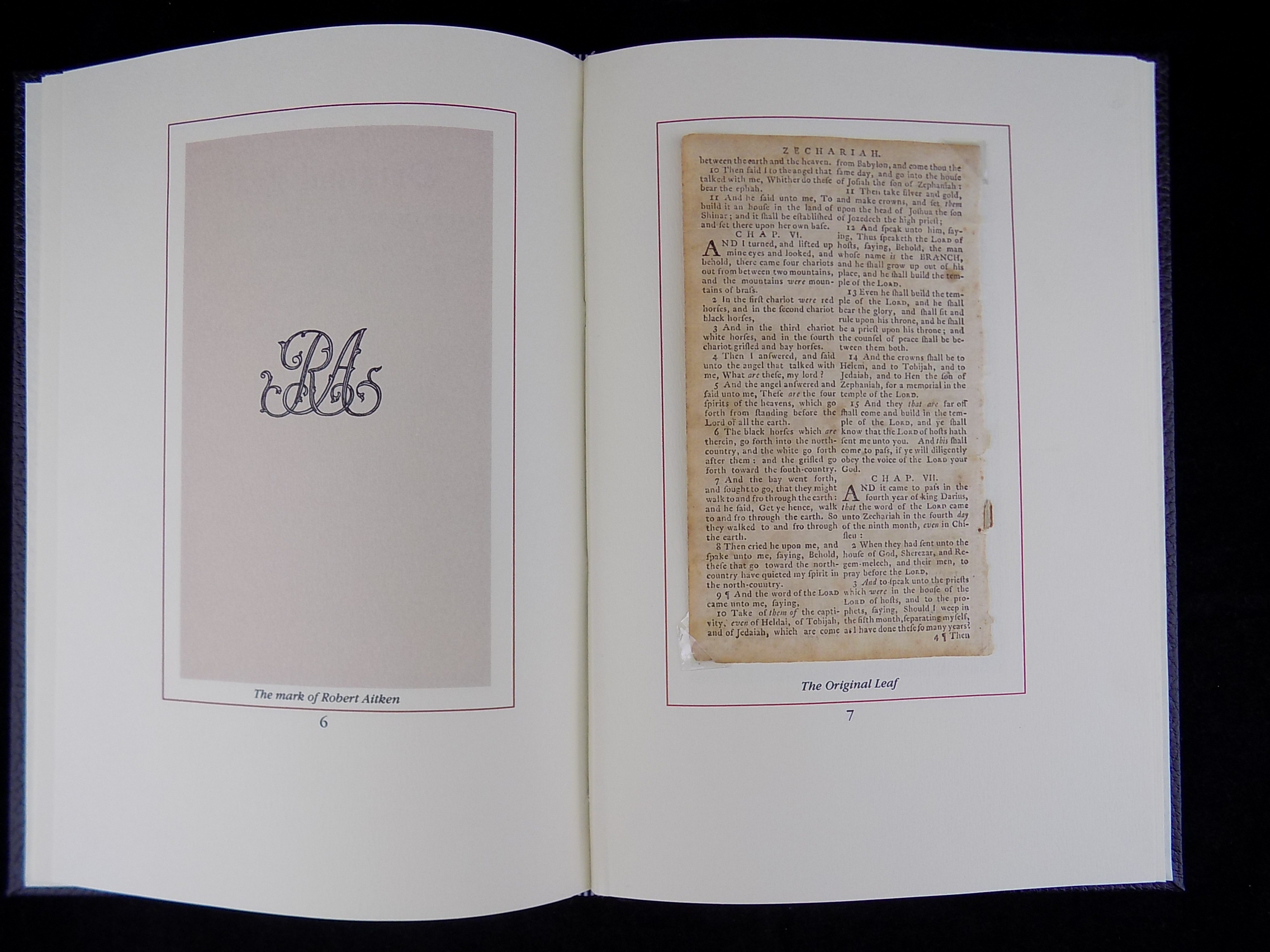 1782 ROBERT AITKEN BIBLE LEAF FIRST ENGLISH BIBLE PRINTED IN AMERICA - Image 9