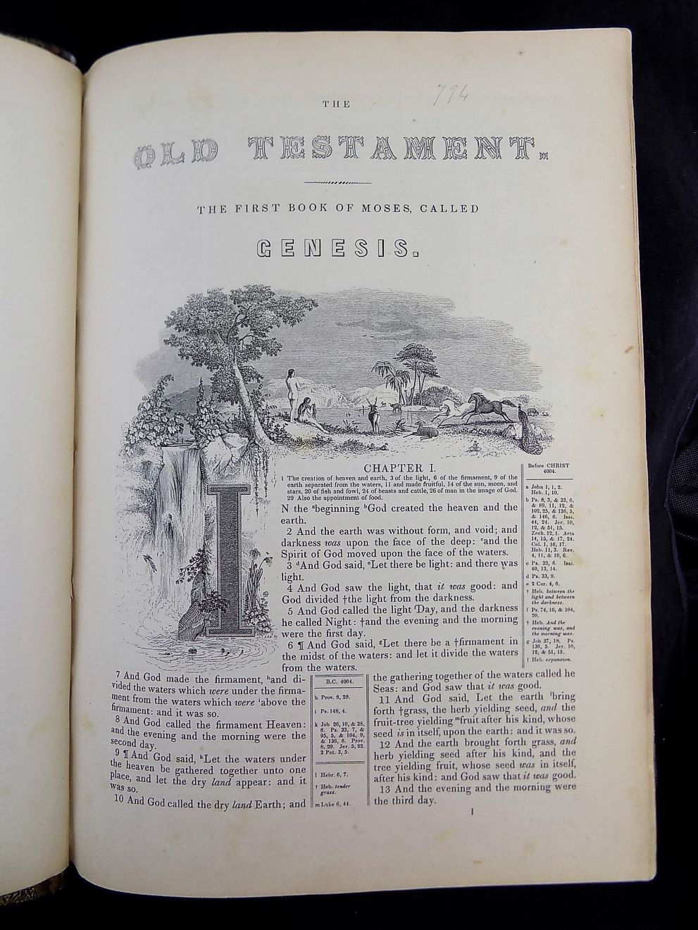1846 ILLUMINATED BIBLE KING JAMES KJV FIRST EDITION, 2nd ISSUE - Image 9