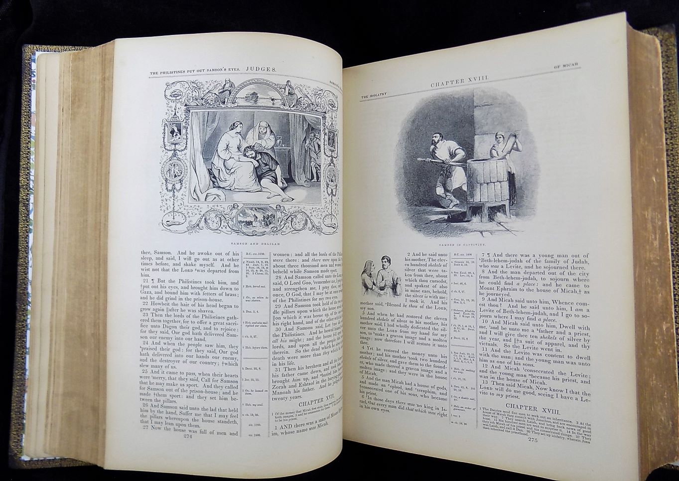1846 ILLUMINATED BIBLE KING JAMES KJV FIRST EDITION, 2nd ISSUE - Image 11