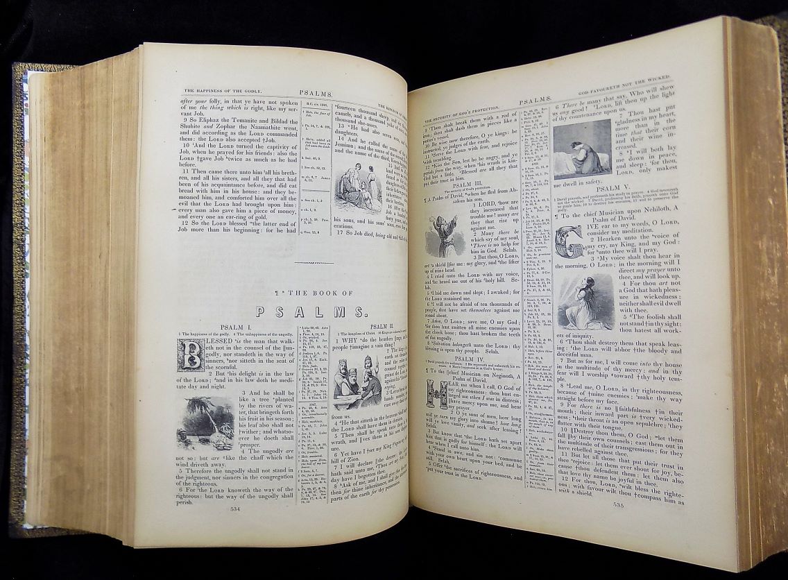 1846 ILLUMINATED BIBLE KING JAMES KJV FIRST EDITION, 2nd ISSUE - Image 12