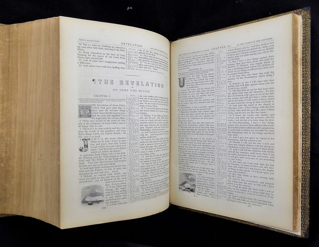 1846 ILLUMINATED BIBLE KING JAMES KJV FIRST EDITION, 2nd ISSUE - Image 23