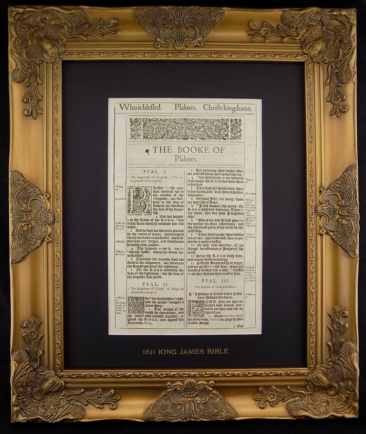 1611 KING JAMES BIBLE PSALMS